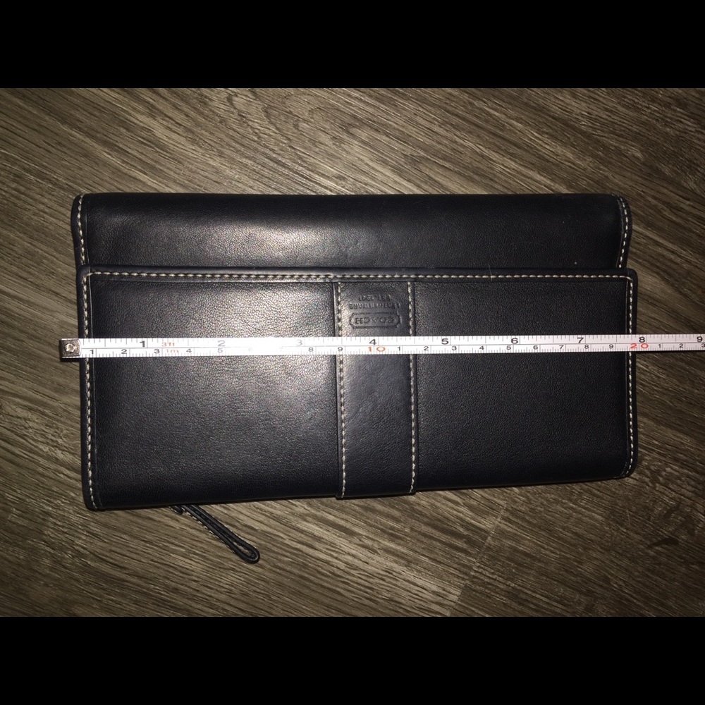 Black Leather Coach Wallet